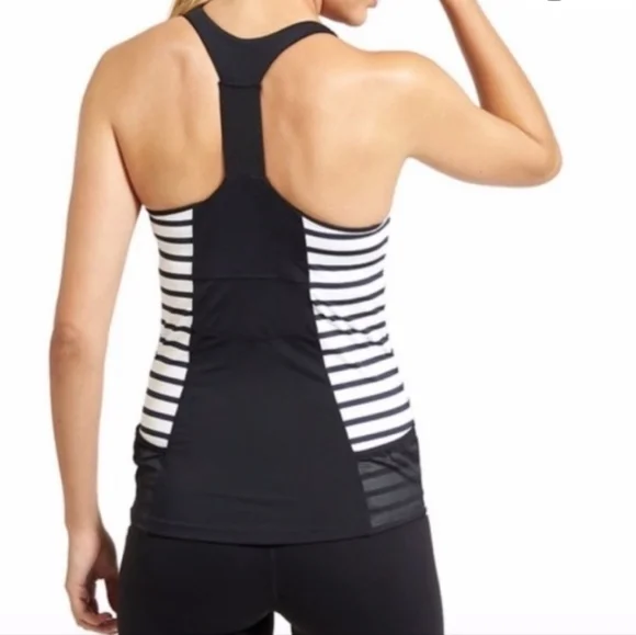 Athleta Stripe Ace Racer Tank Top - Picture 3 of 9